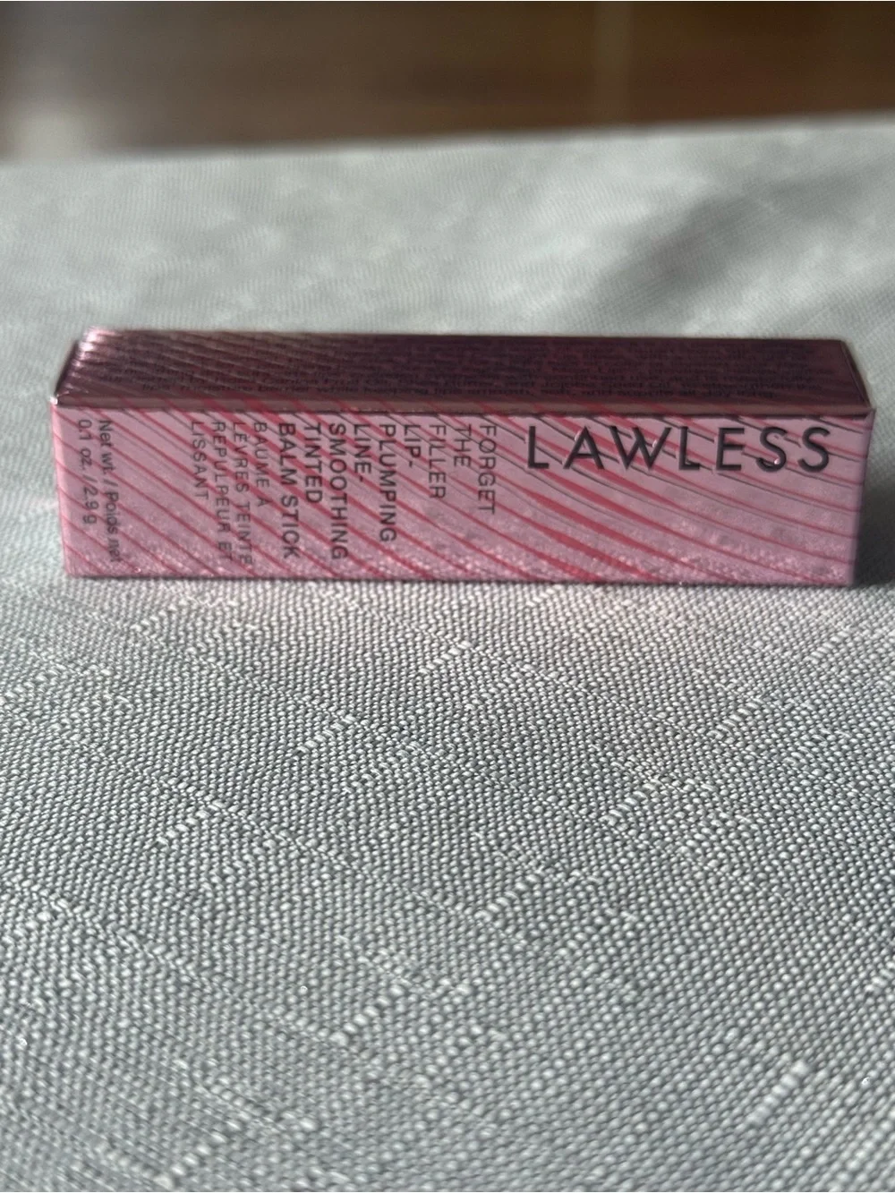 LAWLESS Forget The Filler Tinted Balm Stick Sugarplum 0.1 oz NIB